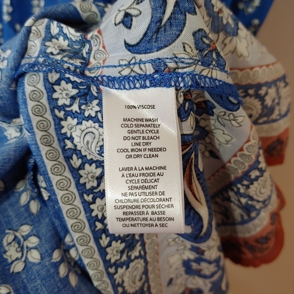 BEACH Lunch Lounge Tiered Ruffle Mini Dress in Athen Blue - Picture 11 of 13